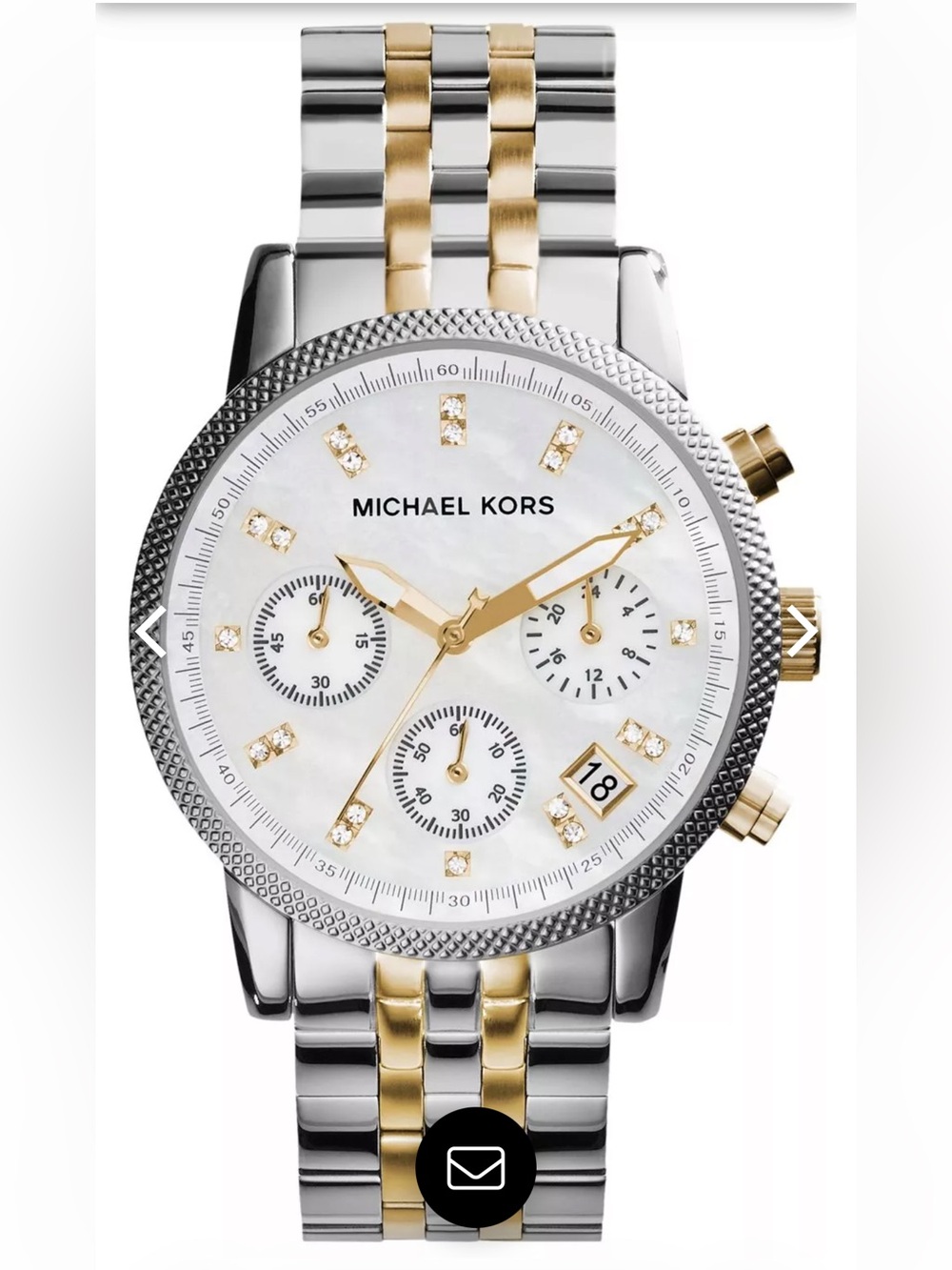 Michael Kors 2 Tone Chronograph Women’s Watch